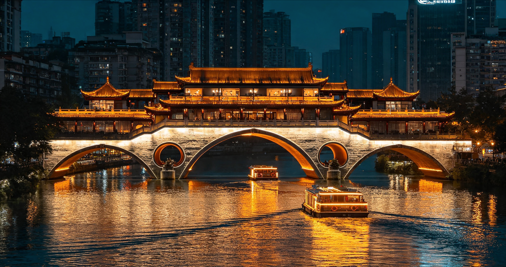 Chengdu: Private History Walk, Local Dinner & Night Cruise — photo 2